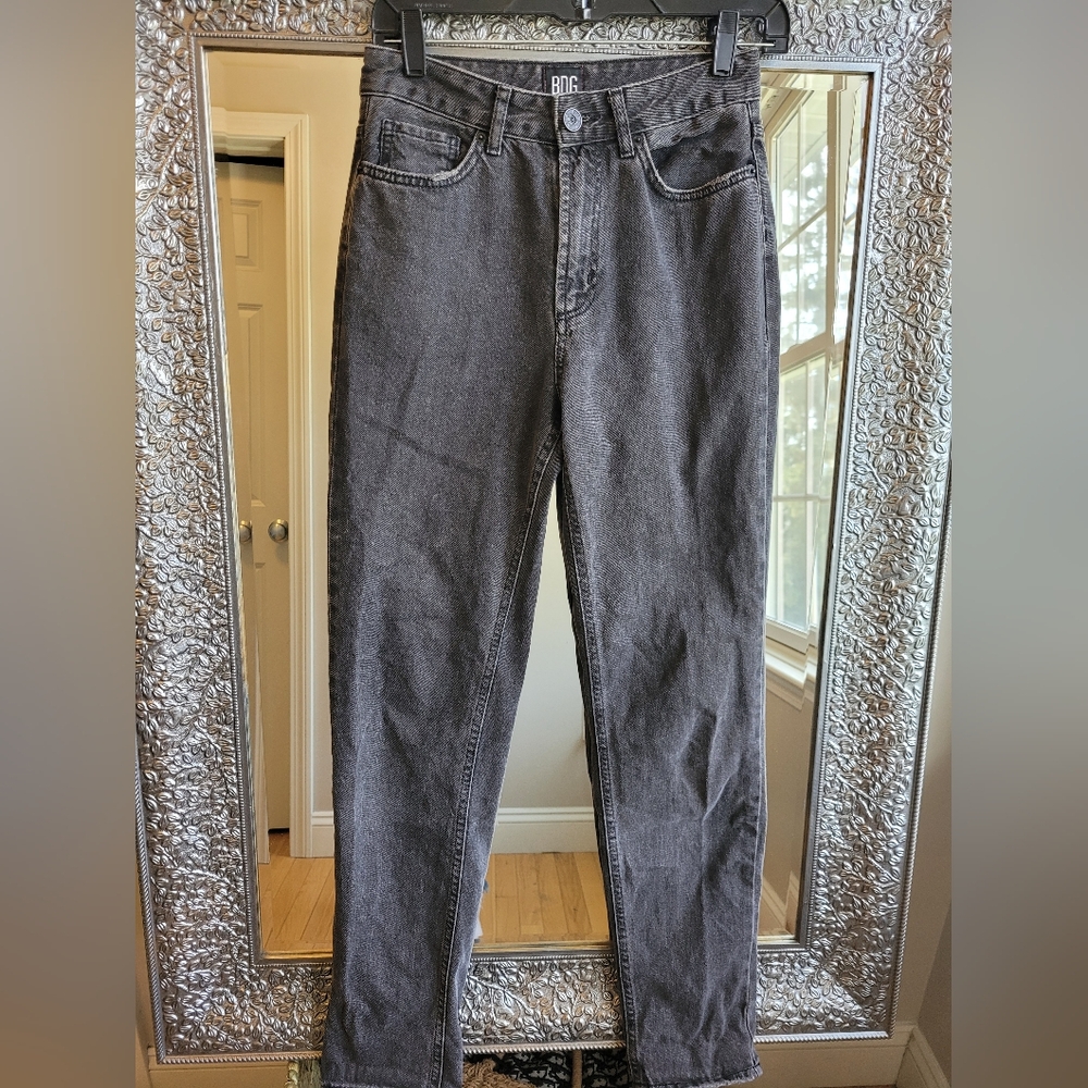 BDG Urban Outfitters Washed Black Mom‎ Jeans